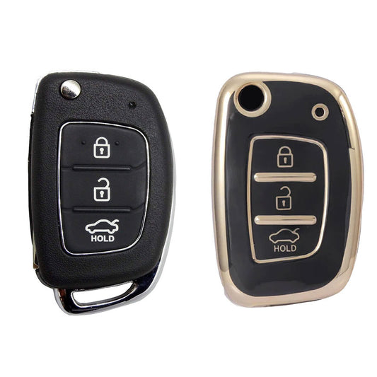 TPU Key Cover For Elite i20, Creta, Venue, i10 Nios, Grand i10,Aura