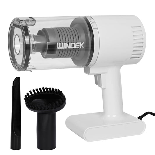 Windek 1010 100W Handheld Vacuum | ≥4.5kPa Suction | Rechargeable, Portable | Metal HEPA Filter, LED Light