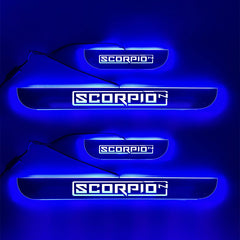 LED Footstep or Scuff Plate for Mahindra Scorpio N - Uniauto