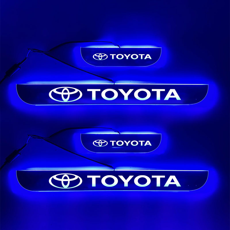 LED Footstep or Scuff Plate for All Toyota Cars - Uniauto