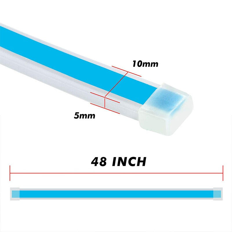 White and Red Door Warning and Welcome LED Light Flasher - Uniauto