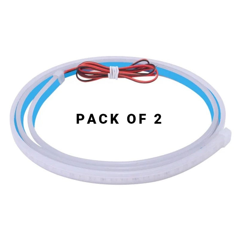White and Red Door Warning and Welcome LED Light Flasher - Uniauto