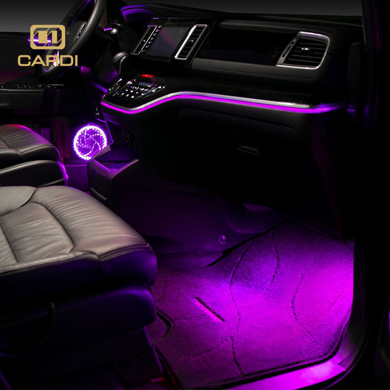 Cardi K3 10in1 Interior Ambient Lighting with App and Remote control (2pcs dashboard, 4pcs door trims, 4pc Foot) - Uniauto
