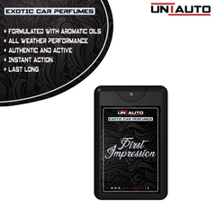 Uniauto Premium Exotic Car Freshener | A Manifestation of Luxurious Aromas (First Impression) - Uniauto