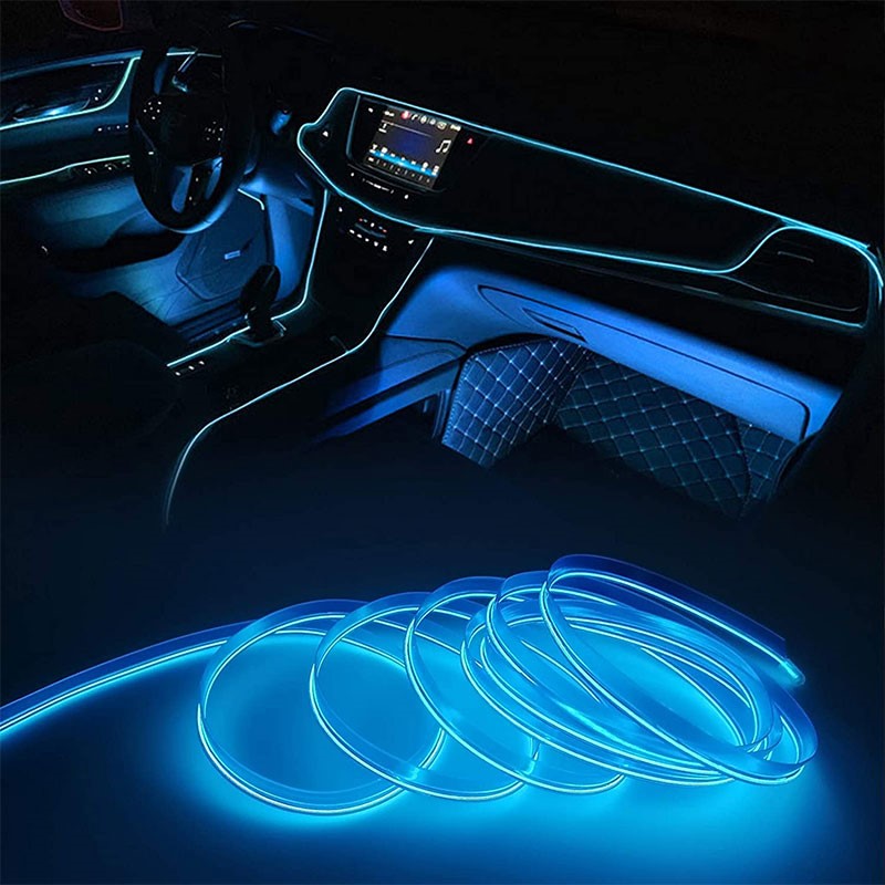 LED EL Neon Light 5 meter (Blue) - Uniauto