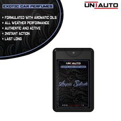 Uniauto Premium Exotic Car Freshener | A Manifestation of Luxurious Aromas (Aqua Splash) - Uniauto