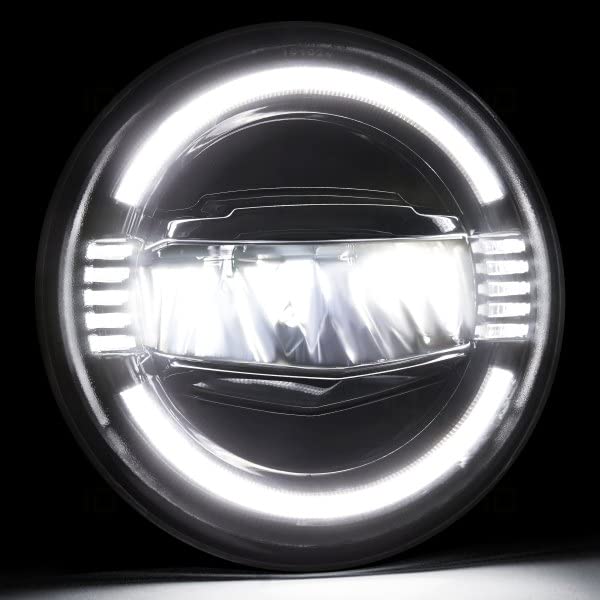 LED Wrangler Style 210-watt Headlight for Mahindra Thar 2020 - Uniauto