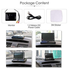 4.3 inch Dashboard Display | Folding TFT LCD Monitor Display for Car Dashboard - Useful for Reverse Parking Camera Output or Any Video Output
