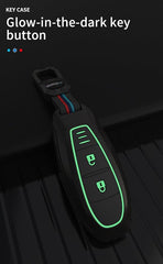 Metal Key Cover for Hyundai Grand i10 NIOS, Asta, Venue, i20, Aura, Exter, Creta, Elantra - 3 Button Smart Key