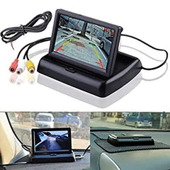 4.3 inch Dashboard Display | Folding TFT LCD Monitor Display for Car Dashboard - Useful for Reverse Parking Camera Output or Any Video Output