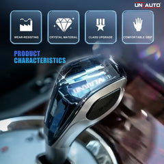 LED Gear Knob - Crystal | 8mm, 10mm, and 12mm Threads | For all Cars including 3XO, Curvv, Roxx and More
