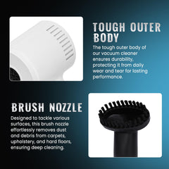 Windek 1010 100W Handheld Vacuum | ≥4.5kPa Suction | Rechargeable, Portable | Metal HEPA Filter, LED Light