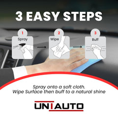 All-In-One Hi Gloss Liquid Wax | Interior Dashboard and Exterior Wax | Shines As Good As New