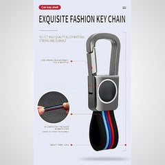Metal Key Cover for BMW X1 X3 X5 X6 BMW Series 1 2 5 7 Keyless Entry (4 Button)