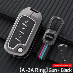 Metal Key Cover for Mahindra Thar Roxx, Scorpio N, XUV3X0, XUV700, XUV400, Bolero Neo, Bolero 2020, Scorpio Classic, Thar 2020 | Zinc Alloy