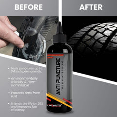 Anti-Puncture Tyre Sealant & Coolant 500ml | Tire Sealant | Tubeless Tyre Puncture Sealant Liquid 500ml
