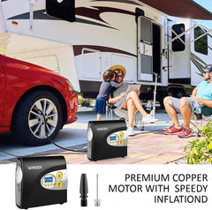 Windek 1902 Portable Digital Tyre Inflator with Flash Light - Uniauto