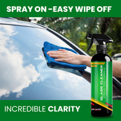 Uniauto Advanced Streak-Free Glass Cleaner for a Crystal Clear, Spotless Shine