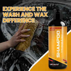 Car and Bike Wash and Wax Shampoo for Home Car Wash | Shampoo Liquid Concentration for Car Bucket Wash at Home