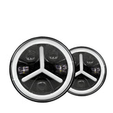 7inch Y Ring Style LED Headlight 120W
