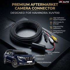 Aftermarket Camera Connector - XUV700 | Connect Aftermarket Camera with OEM Stereo