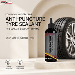 Anti-Puncture Tyre Sealant & Coolant 500ml | Tire Sealant | Tubeless Tyre Puncture Sealant Liquid 500ml