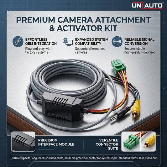 Camera Attachment or Activator kit | Connect Aftermarket Camera with an OEM Stereo |