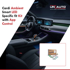 Cardi Ambient Smart LED Specific fit Kit for Toyota Innova Hycross with App Control