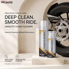 Uniauto Chain Cleaner – Powerful Aerosol Formula for Deep Cleaning & Maximum Chain Life
