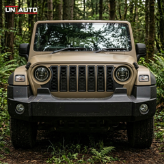 ABS Rubicon Style Front Grille for Mahindra Thar 2020-Onwards | Premium Aggressive Jeep-Inspired Design
