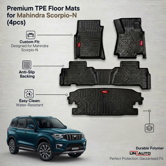 سجادات GFX Style Uniauto Tru Fit لسيارة ماهيندرا سكوربيو N