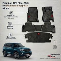 GFX Style Uniauto Tru Fit mats for Mahindra Scorpio N