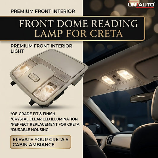 Front Interior Dome Reading Lamp Light Roof FOR CRETA | Light with Sunglass Holder OEM Fitting- With Wiring