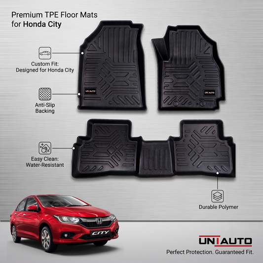 GFX Style Uniauto Tru Fit mats for Honda City 4th Generation