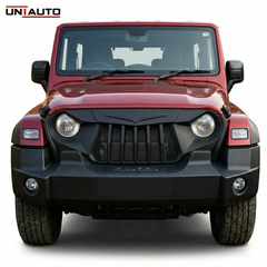 Angry Bird Style Fiber Front Grille for Mahindra Thar 2020 Onwards | Aggressive Custom Off-Road Look | Durable Fiber Build