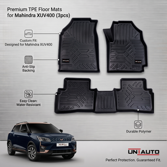 GFX Style Uniauto Tru Fit mats for Mahindra XUV400