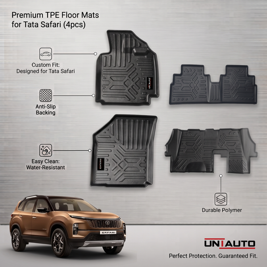 GFX Style Uniauto Tru Fit mats for TATA Safari