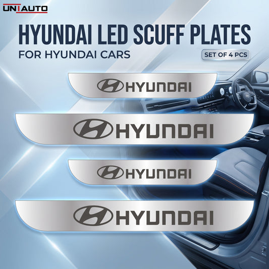 LED Footstep or Scuff Plate for All Hyundai Cars