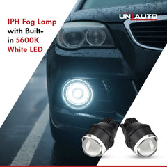 UNIAUTO IPH fog lamp with Built-in 5600k White LED