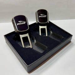 Uniauto 2 in 1 Premium Alarm Stopper and Belt Holder| Black | Seat Belt Buckle