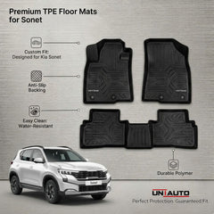 GFX Style Uniauto Tru Fit mats for Kia Sonet
