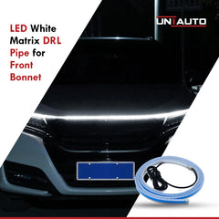 LED White Color Matrix style DRL Pipe for Front Bonnet