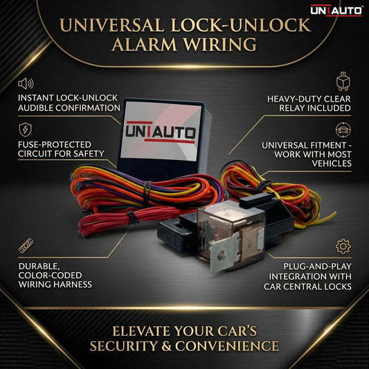 Lock-Unlock Alarm Wiring - UNIVERSAL