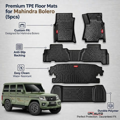 GFX Style Uniauto Tru Fit mats for Mahindra Bolero