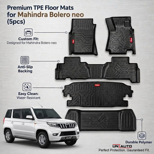 GFX Style Uniauto Tru Fit mats for Mahindra Bolero neo