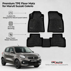 GFX Style Uniauto Tru Fit mats for Maruti Suzuki Celerio 2021 onwards