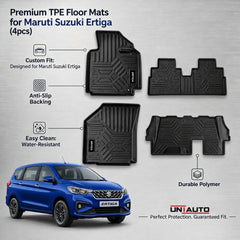 GFX Style Uniauto Tru Fit mats for Maruti Suzuki Ertiga 2018 onwards