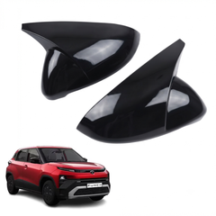 Batman Style ORVM Covers for TATA Punch 2026 onwards | Premium Gloss Black Mirror Covers