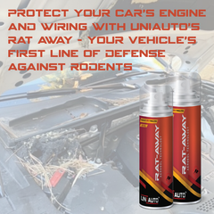 Uniauto Rat-Away – Advanced Aerosol Rat Repellent Spray for Cars | 250ml