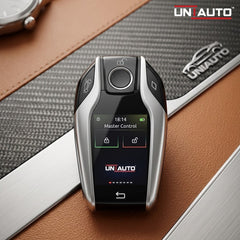 Uniauto Smart Universal Touch Car Key | USB Rechargeable Key with Display & Proximity Lock